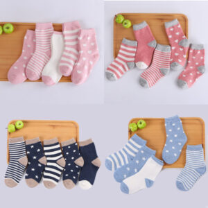 kids cotton tube socks