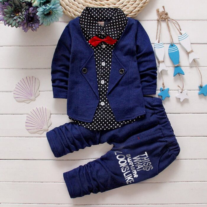896893315997.jpg Baby boy formal outfit set toddler boy suit set with blazer polka dot shirt and pants for weddings birthdays and parties