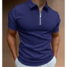 Men’s casual short sleeve digital print polo shirt stylish fashion top
